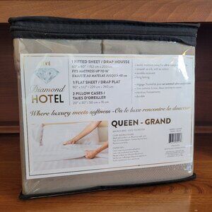 Grey Sheet Set - Queen - EXTRA DEEP MATTRESS